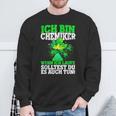 Ich Bin Chemiker Wenn Ich Laufe Solltest Du Es Auch Tun S Sweatshirt Geschenke für alte Männer