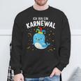 Ich Bin Ein Karnewal Whale Sweatshirt Geschenke für alte Männer