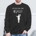 Ich Bin Hier Der Chef Ich Bin Hier Der Chef Sweatshirt Geschenke für alte Männer