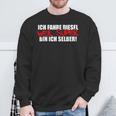 Ich Fahre Diesel Weil Super Bin Ich Selber Car Tuning Sweatshirt Geschenke für alte Männer