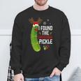 Ich Habe Die Weihnachtsgurke Finden Sweatshirt Geschenke für alte Männer