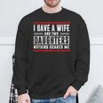 Ich Habe Eine Frau Und Zwei Töchterter Ich Habe Eine Frau Und Zwei Töchter S Sweatshirt Geschenke für alte Männer