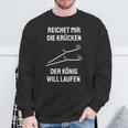 Injury Crutches Saying Gute Bessung S Sweatshirt Geschenke für alte Männer