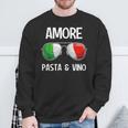 Italia Dialect Italian Amore Pasta &Ino S Sweatshirt Geschenke für alte Männer