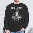 Jäger Ich Liebe Es Wenn Mich Meine Frau Zum Jagen Lässt Hagd German L Sweatshirt Geschenke für alte Männer