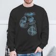 Jellyfish Ocean Lover Bioluminescent Sea Animals Sweatshirt Geschenke für alte Männer