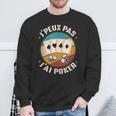 J'peux Pas J'ai Poker Humour Homme Joueur De Poker Noël Sweater e Cadeaux pour les vieillards