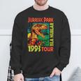 Jusrassic Park Isla Nublar 1993 Tour Poster Sweatshirt Geschenke für alte Männer