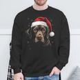 Labrador Dog Christmas Walking Dog Fan Sweatshirt Geschenke für alte Männer