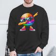 Led 70S Disco Ball Dabbing Sunglasses Nightclub Dance Party Sweatshirt Geschenke für alte Männer