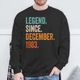 Legend Since December 1983 41 Years Sweatshirt Geschenke für alte Männer