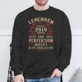 Legends 2010 Born intage 2010 Birthday Sweatshirt Geschenke für alte Männer