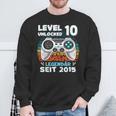 Level 10 Years Birthday Young Gamer 2015 Birthday Sweatshirt Geschenke für alte Männer