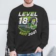 Level 18 Birthday Boy Gamer Man Decoration Age 2007 Sweatshirt Geschenke für alte Männer