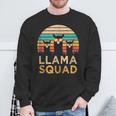 Llama Squad Sunglasses Cool Llamas Vintage Tank Top Sweatshirt Gifts for Old Men