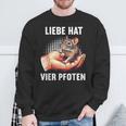 With Love Has Four Paws Degu Degus Owner Deguhalter Sweatshirt Geschenke für alte Männer