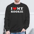 I Love My Rookie Ich Liebe Meinen Rookie Sweatshirt Geschenke für alte Männer