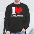 I Love Tolosa Camisa de entrenamiento Regalos para ancianos