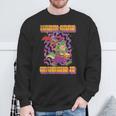 Mardi-Gras Mardi-Grawr T-Rex Dinosaur Crushing-It Baterista Camisa de entrenamiento Regalos para ancianos