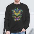 Masque De Mardi Gras New Orleans Nola Louisiana Outfit Carnaval Sweater e Cadeaux pour les vieillards