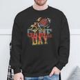 Match Day Football Player American Football Sweatshirt Geschenke für alte Männer