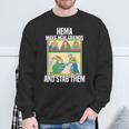 Medieval Sword Fighting Traditions And Tournaments Hema Sweatshirt Geschenke für alte Männer