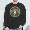 Medusa Mythos Gorgone Snake Hair Greek Mythology Sweatshirt Geschenke für alte Männer