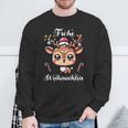 Merry Christmas Cute Reindeer Winter Christmas Sweatshirt Geschenke für alte Männer