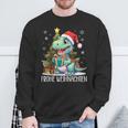 Merry Christmas Family Children's DinosaurRex Christmas Sweatshirt Geschenke für alte Männer