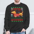 Merry Woofmas Dachshund Christmas Jumper Sweatshirt Geschenke für alte Männer