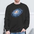 Milky Way In Space Sweatshirt Geschenke für alte Männer