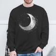 Moon Motif Half Moon Print Full Moon Mobile Phone Cover Sweatshirt Geschenke für alte Männer