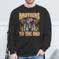 Motorcycle Military Veteran Biker Brotherhood Tank Top Sweatshirt Gifts for Old Men
