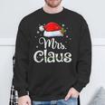 Mr And Mrs Claus Pyjama Santa Sweatshirt Geschenke für alte Männer