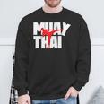 Muay Thai Thai Boxing Sweatshirt Geschenke für alte Männer