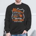 Müllmann Bei Der Arbeit Müllwerker Müllfahrer Sweatshirt Geschenke für alte Männer