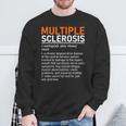 Multiple Sclerosis Awareness Ms Definition Warrior Support Camisa de entrenamiento Regalos para ancianos