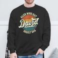 Name David Alles Wird Gut David Regelt Das S Sweatshirt Geschenke für alte Männer