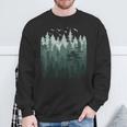 Nature Outdoor Treesintage Forest Sweatshirt Geschenke für alte Männer