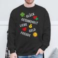 New Year's Eve Birthday New Year Outfit Wishes Lucky Charm Sweatshirt Geschenke für alte Männer