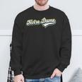 Notre Dame Indiana Vintage Classic Souvenir Sweatshirt Gifts for Old Men