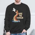 Octopus Save The Kraken Sweatshirt Geschenke für alte Männer