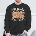 Official Sleep Pomeranian Dog With Puppy Sweatshirt Geschenke für alte Männer