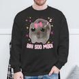 Offizielles Schlaf Sad Hamster Meme Bin So Müdi Schlaf Sweatshirt Geschenke für alte Männer