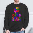 Opas Gegen Rechts Sweatshirt Geschenke für alte Männer