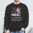 Papa The Birthday Mermaid Birthday Sweatshirt Geschenke für alte Männer