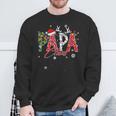 Papa Claus Family Matching Group Ugly Christmas Jumper Sweatshirt Geschenke für alte Männer