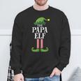 Papa Elf Matching Family Group Grandpa Dad Christmas Sweatshirt Gifts for Old Men