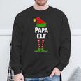 Papa Elf Partner Look Family Elves Outfit Xmas Christmas Sweatshirt Geschenke für alte Männer