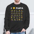 Pastaarieties Spaghetti Noodles Italy Pasta S Sweatshirt Geschenke für alte Männer